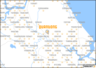 map of Quan Ðống