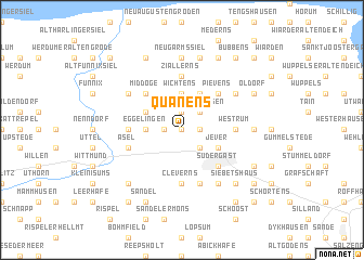 map of Quanens