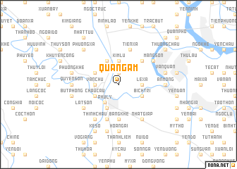 map of Quang Ãm