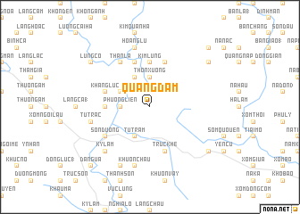 map of Quảng Ðàm