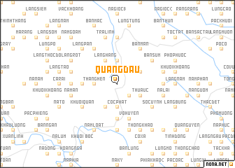 map of Quang Ðâu