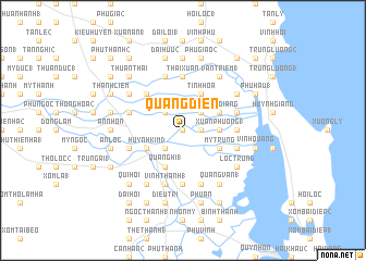 map of Quảng Ðiền