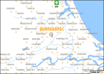 map of Quang Ðông (2)