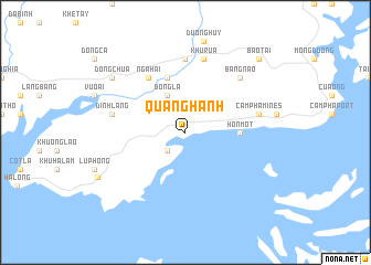 map of Quang Hanh