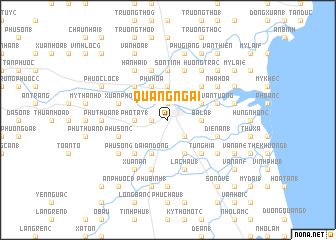 map of Quảng Ngãi