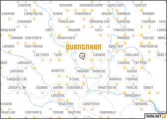 map of Quảng Nhân