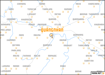 map of Quảng Nhân