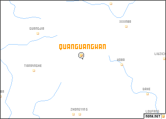 map of Quanguangwan