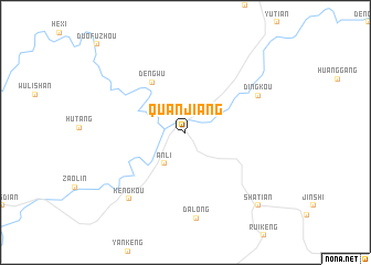 map of Quanjiang