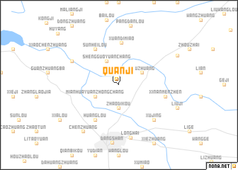 map of Quanji