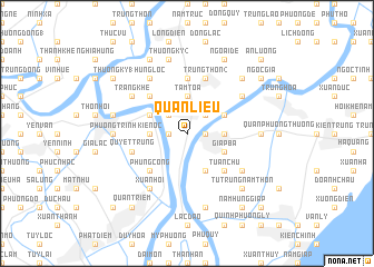 map of Quăn Liêu