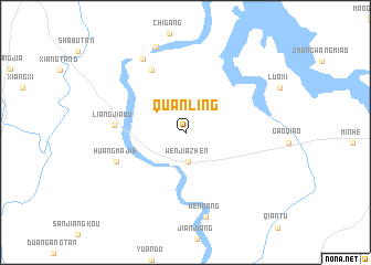 map of Quanling