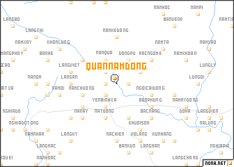 map of Quan Nam Dộng