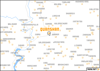 map of Quanshan