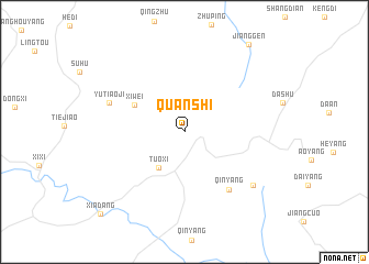 map of Quanshi