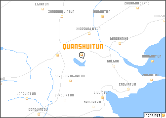 map of Quanshuitun