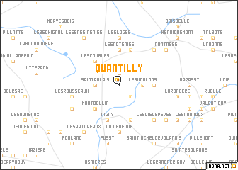 map of Quantilly