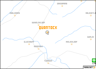 map of Quantock