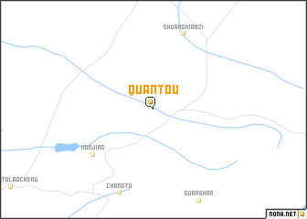 map of Quantou