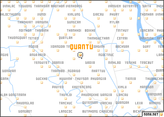 map of Quan Tự