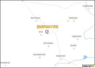 map of Quanwuying
