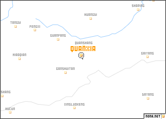 map of Quanxia