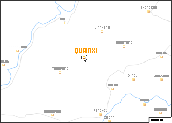 map of Quanxi