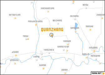 map of Quanzhang