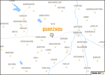map of Quanzhou