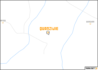 map of Quanzijie