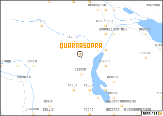 map of Quarna Sopra