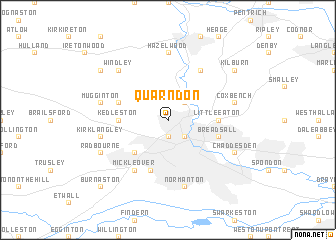 map of Quarndon