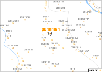 map of Quarrier