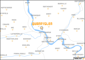 map of Quarry Glen