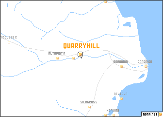 map of Quarry Hill