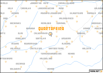 map of Quarta Feira