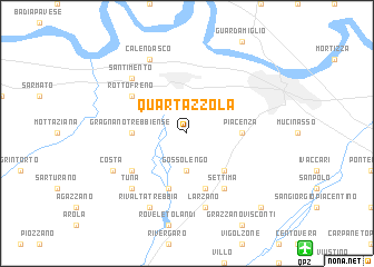 map of Quartazzola