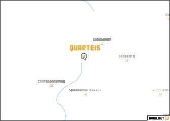 map of Quartéis