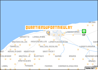 map of Quartier du Fort Nieulay