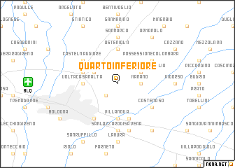 map of Quarto Inferiore