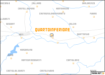 map of Quarto Inferiore