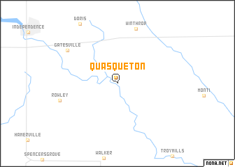 map of Quasqueton