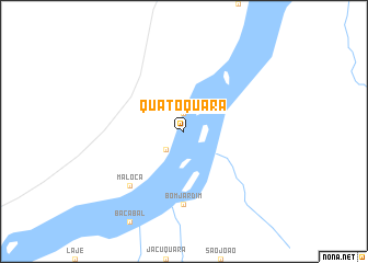 map of Quatoquará