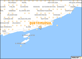 map of Quatrim do Sul