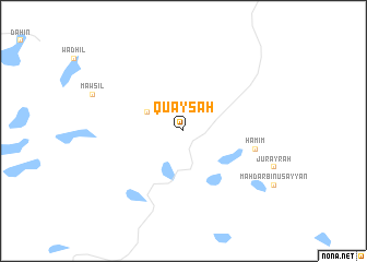 map of Qu‘aysah