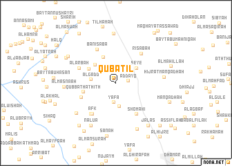 map of Qubātil