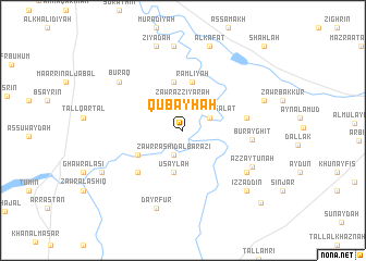 map of Qubayḩah