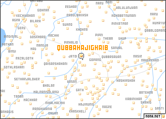 map of Qubba Hāji Ghaib