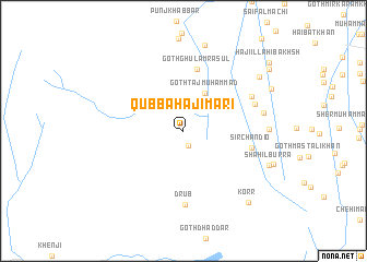 map of Qubba Hāji Mari