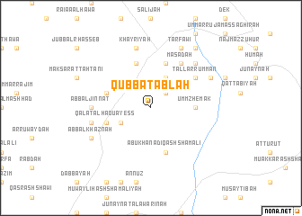 map of Qubbat ‘Ablah